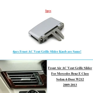 Rejilla de ventilación delantera de aire acondicionado silder para Benz Clase E sedán 4 puertas W212 09-13 plateada - Imagen 1 de 6