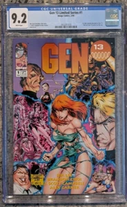 Póster extraíble de cómic graduado serie limitada CGC 9,2 Gen 13 #1 J Scott - Imagen 1 de 3