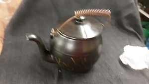 McCoy Pottery USA "Cast Iron Kettle" KOOKIE KETTLE Cookie Jar ~ Black - Picture 1 of 5