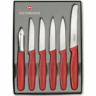 Victorinox 6 Piece Paring Knife Set 6pc - Red
