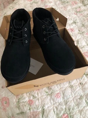BRAND NEW Koolaburra by UGG Women's Advay Chukka Boot Black Lace-Up Boots- Sz. 9 - Image 1 of 4