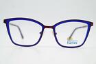 Brille Scandinavian Frames S 2886 Rot Blau Oval Brillengestell Eyeglasses Neu