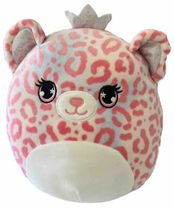 Squishmallow Brandi The Cheetah Soft Plush Toy Pink Blue Silver Kelly Toys - Picture 1 of 17