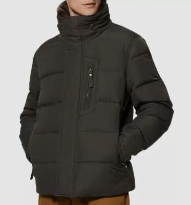 Abrigo chaqueta acolchada gris para hombre Marc New York talla pequeña $325 Foto 1 de 2