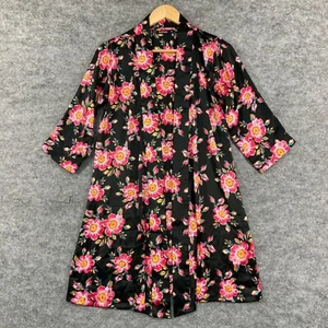 Boohoo Womens Kimono Robe Dress Size S Small Multicoloured Floral Open 17901 - Picture 1 of 12