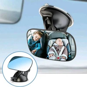 Car Interior Mirror 360 Degree Rotatable Suction cup Windshield Mirror Universal - Picture 1 of 10