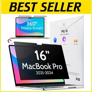 Removable 4-Way Privacy Filter for MacBook Pro 16 - Protects Your Eyes & Data - Picture 1 of 10