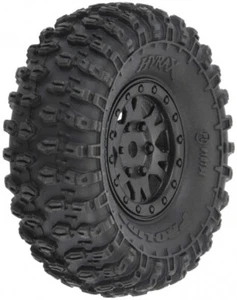 PRO 1/24 Hyrax Front/Rear 1.0 inch Tires Mounted 7mm Black Impulse ( G-PRO10194- - Picture 1 of 4
