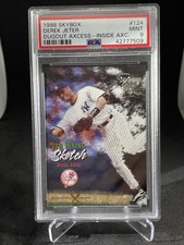 1998 Skybox Dugout Axcess Inside Axcess /50 Derek Jeter #124 PSA 9 MINT HOF