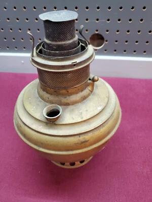 Antique The Rochester Brass Oil Lamp Pat'd 1886 As Found - Image 1 of 3