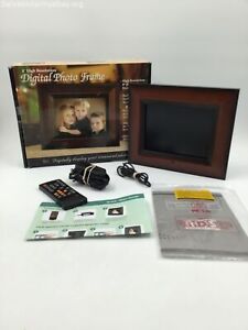 ADS Advanced Digital Photo Frame Tested 8" SWC#712330 Used - Good Condition