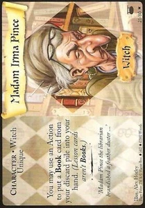 Juego de cartas coleccionables Harry Potter Madam Irma Pince - Diagon Alley #21/80 - Imagen 1 de 2