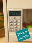 Toy Kitchen Stickers Bundle for IKEA Duktig (microwave and oven) 