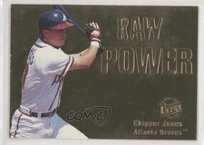 1996 Fleer Ultra Raw Power Gold Medallion Edition Chipper Jones #596 HOF