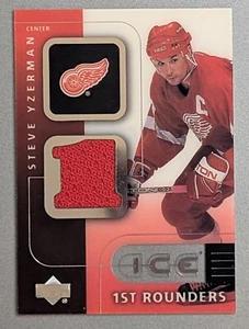 Steve Yzerman 2001-02 Upper Deck Ice - 1st Rounders Jerseys #F-SY Red Wings - Imagen 1 de 2