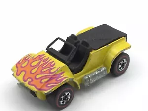 Hot Wheels Redline 1974 Sand Drifter - Yellow w/ Flames - Picture 1 of 9