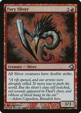 MTG Fury Sliver (foil) [Premium Deck Series: Slivers] [Near Mint]