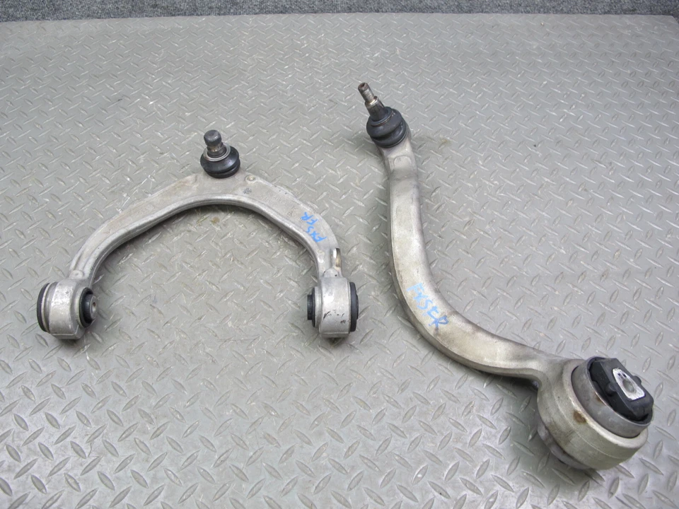 🥇10-14 BMW E70 E71 X5M X6M FRONT RIGHT UPPER LOWER CONTROL ARM WISHBONE SET OEM - Image 1 of 4