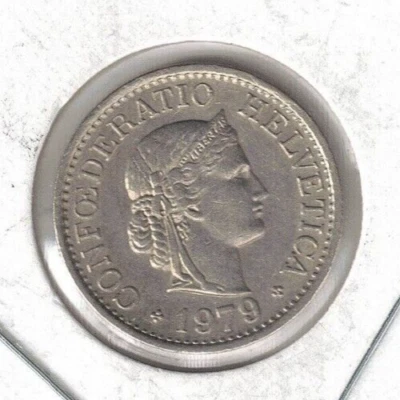 1979 Switzerland Circulated Ten Rappen Coin - Image 1 of 2