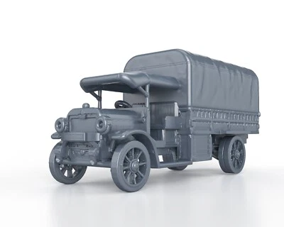 WARGAMEZONE WWI - FRENCH CAMION BERLIET - 1/56 1/72 1/87 1/100 3D PRINTED