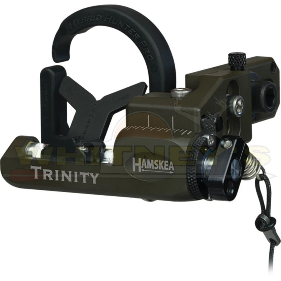 Hamskea Trinity Hunter Micro Tune Rest - Right Hand - OD Green - 221774 - Image 1 of 1