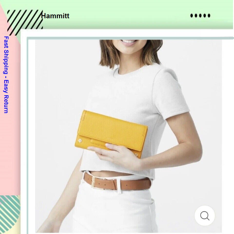 Hammitt AJ Crossbody Clutch Tangerine