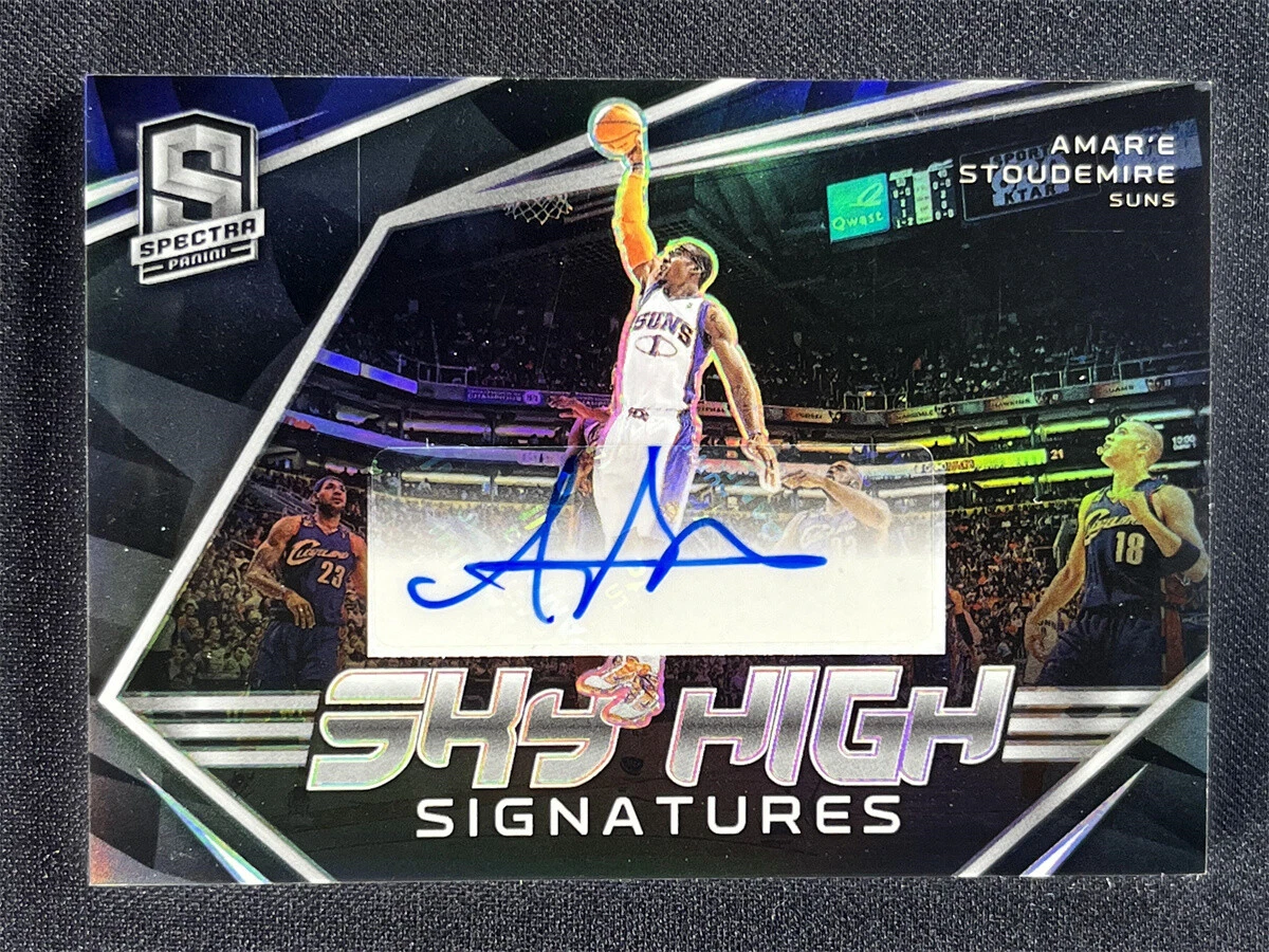 2022-23 Panini Spectra Amar'e Stoudemire #SKY-ASM Sky High Signatures Auto /75