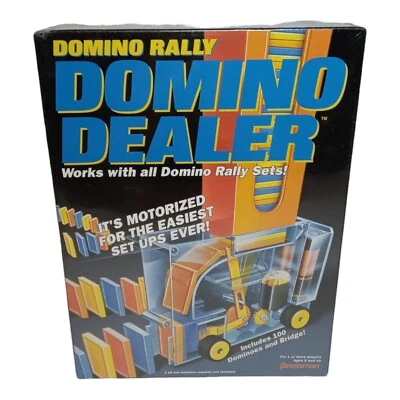 Domino Rally DOMINO DEALER 1992 Pressman New Old Stock Sealed #9515 Motorized - Image 1 of 3