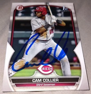 Cam Collier 2023 Bowman Auto primera tarjeta Cincinnati Reds - Imagen 1 de 1