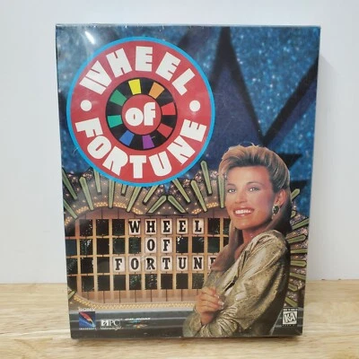 Wheel of Fortune Sony Imagesoft-1-3 players PC Windows- Brand New- Big Box Rare! - Image 1 of 4