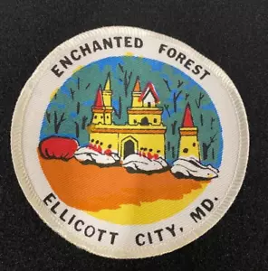 Parche de colección muy raro Enchanted Forest Ellicott City MD 3,5 pulgadas años 50 60 70 - Imagen 1 de 2