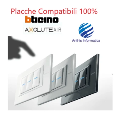 Placche compatibili Bticino AXOLUTE AIR  3 4 6 Posti - Vari colori - Imagen 1 de 4