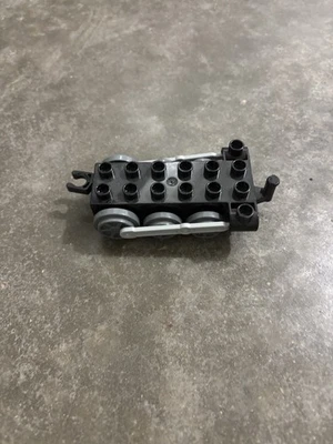 BASE CHASIS TREN 2x6 DE COLECCIÓN LEGO DUPLO NEGRO/GRIS RUEDAS BLOQUE DE REPUESTO Foto 1 de 4