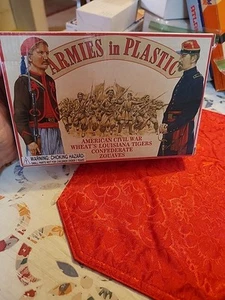 ESERCITI IN PLASTICA 5439 GUERRA CIVILE AMERICANA GRANO LOUISIANA TIGRI ZOUAVI - Foto 1 di 9