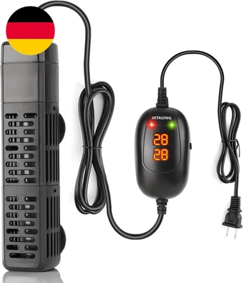 Aquarium Heizung, 50W/100W/300W/500W Tauchheizung Für Aquarien Mit Übertemperatu - Bild 1 von 4