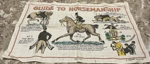 Guide To Horsemanship irisches Leinen Geschirrtuch von Ulster - Bild 1 von 10