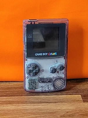 Consola portátil Nintendo Game Boy color púrpura atómico CGB-001 ~ probada y funciona Foto 1 de 2