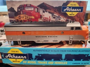 ATHEARN F7 SHELL ONLY HO SCALE  LOCOMOTIVE WESTERN PACIFIC  - Picture 1 of 6