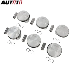 6x Pistons&Rings Set Fit For BMW 330i 325i 523i xDrive25i X3 Z4 E90 E92 F10 2.5L - Bild 1 von 9