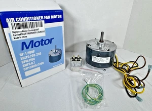 AC Fan Motor 1/10HP 1100RPM 208-230V Genteq 3907 Carrier 5KCP39BG Replace NEW - Picture 1 of 6