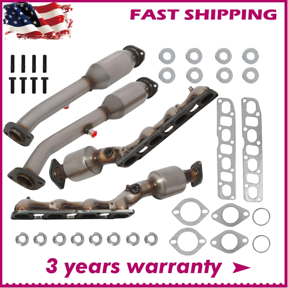 For 2011 2012 2013 INFINITI QX56 Catalytic Converters set 5.6L MODELS EH24L36887 Foto 1 de 4