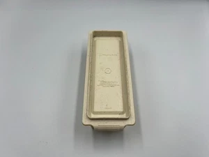 Plato de mantequilla Tupperware vintage cosecha oro amarillo tapa 637-6 con base 636-7 - Imagen 1 de 5