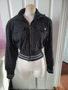 Playboy Vintage Bomber Jacket M - Picture 1 of 9
