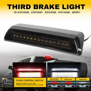 Smoked LED Third Brake Stop Cargo Light Tail Lamp fits 2007-2021 Toyota Tundra - Picture 1 of 20