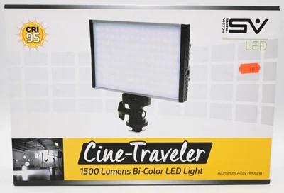 Smith-Victor Cine-Traveler 1500-Lumen Bi-Color LED Light - Image 1 of 4