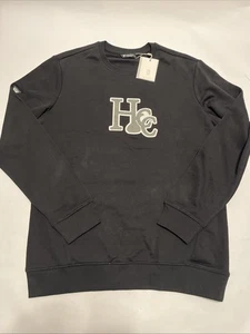 Level Wear Men’s Zane Pullover Crewneck Sweatshirt Large Medium Black NWT - Picture 1 of 13