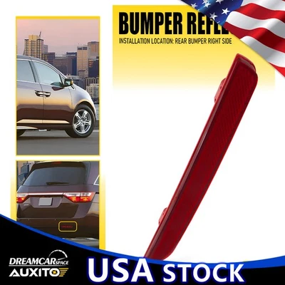 Parachoques trasero derecho derecho para reflector Honda Odyssey 2011-2017 HO1185100 33505TK8A01 Foto 1 de 4