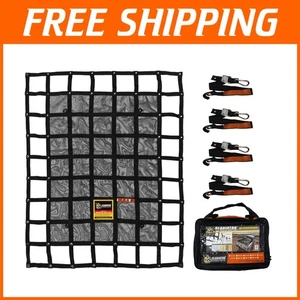 Compact 4.75' x 6' Cargo Carrier Net - Easy Installation & Storage Included - Picture 1 of 11