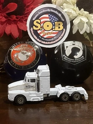 Racing Champions 1992 Kenworth T600 TriStar Motorsports Semi Truck USED VG Cond - Image 1 of 4