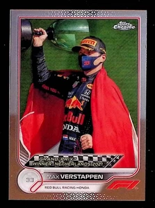 Max Verstappen 2022 Topps Chrome Formula 1 #163 Red Bull Racing - Picture 1 of 2